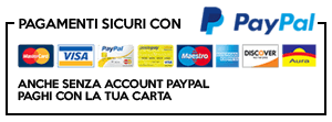 Pagamento con paypal o con carta di credito